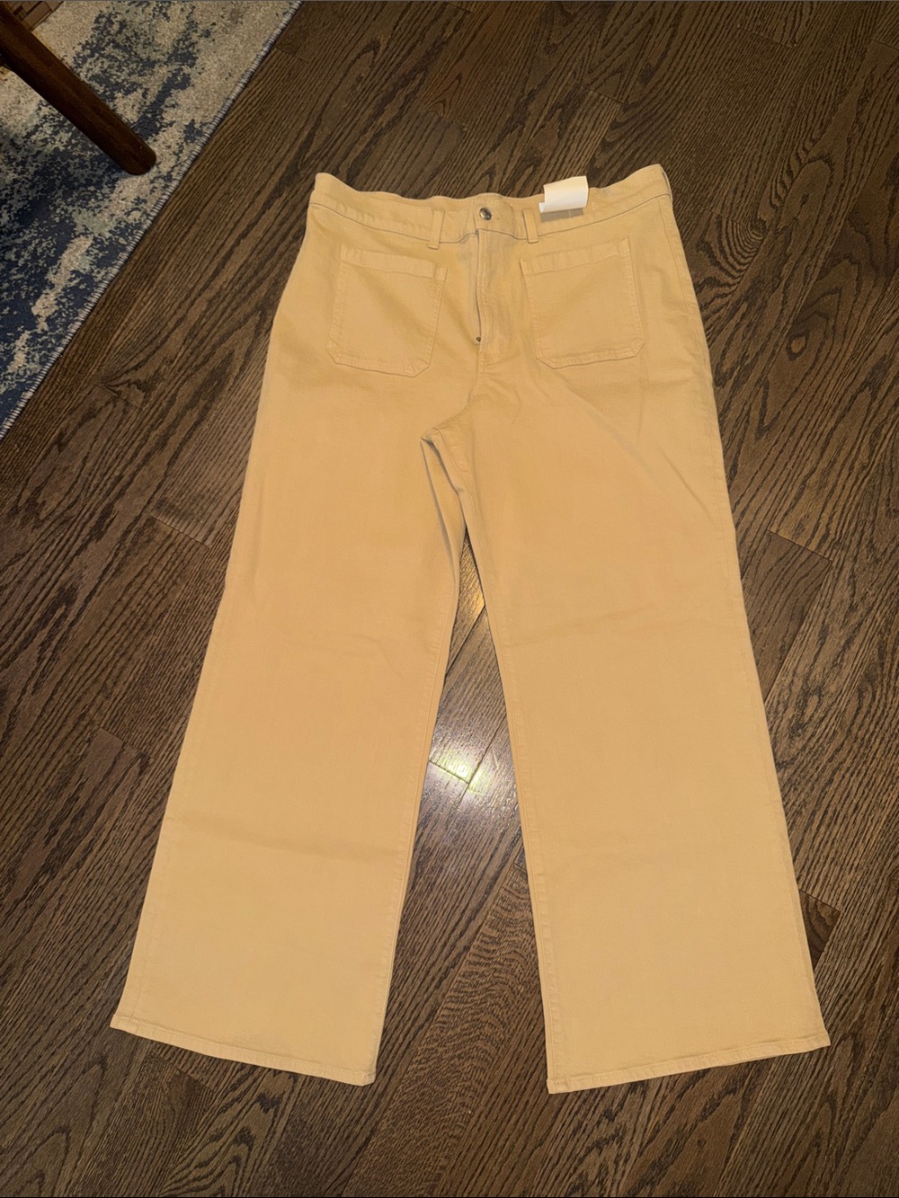 Madewell The Emmy Wide-Leg Pant in Fawn Comfort Stretch Size W33 NWT $128 NZ209